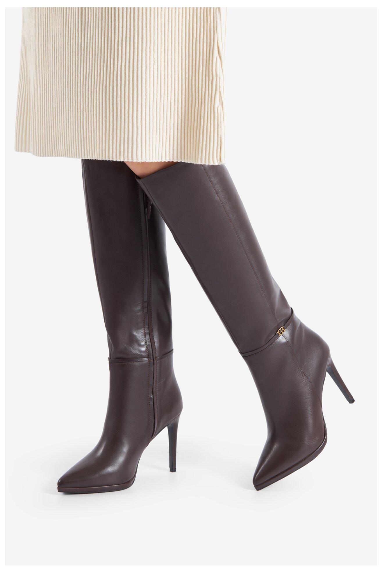 Kozaki Gino Rossi SANAH-116039 Brązowy