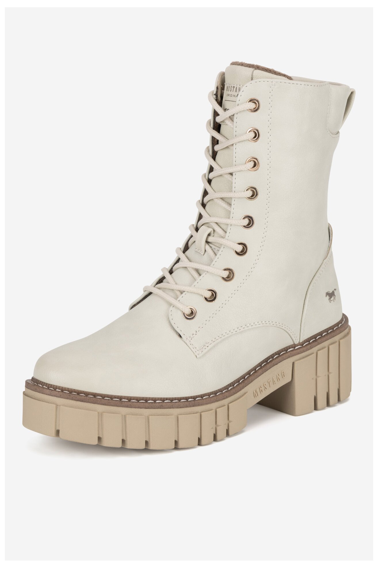Боти Mustang 1447-506 БЯЛ