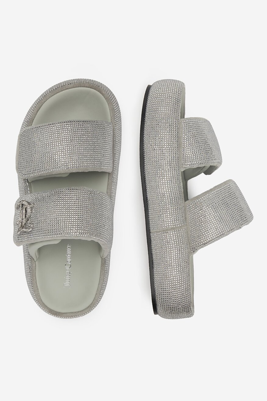 Juicy Couture - Klapki na platformie - 5906751063637