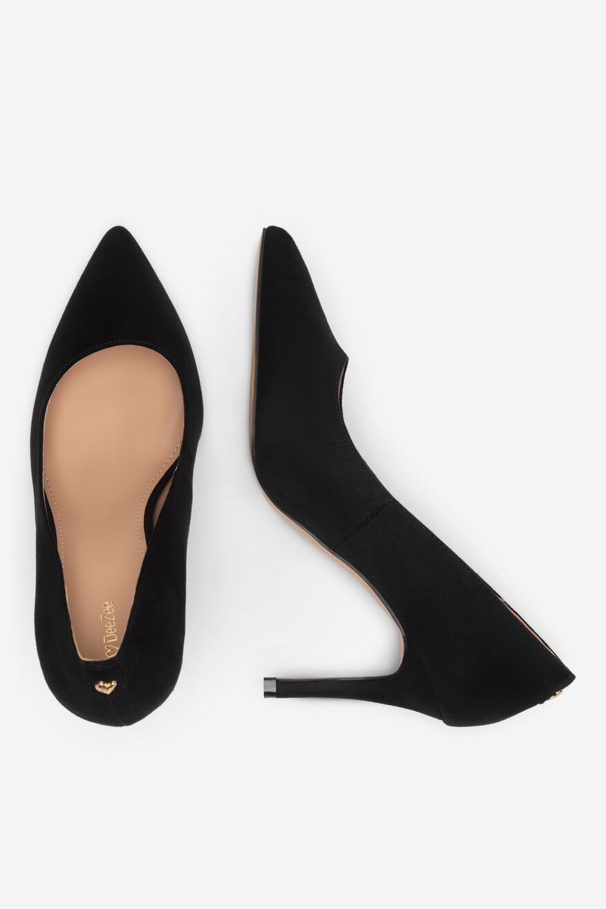 Pantofi cu toc DeeZee NEGRU - 5905588732785