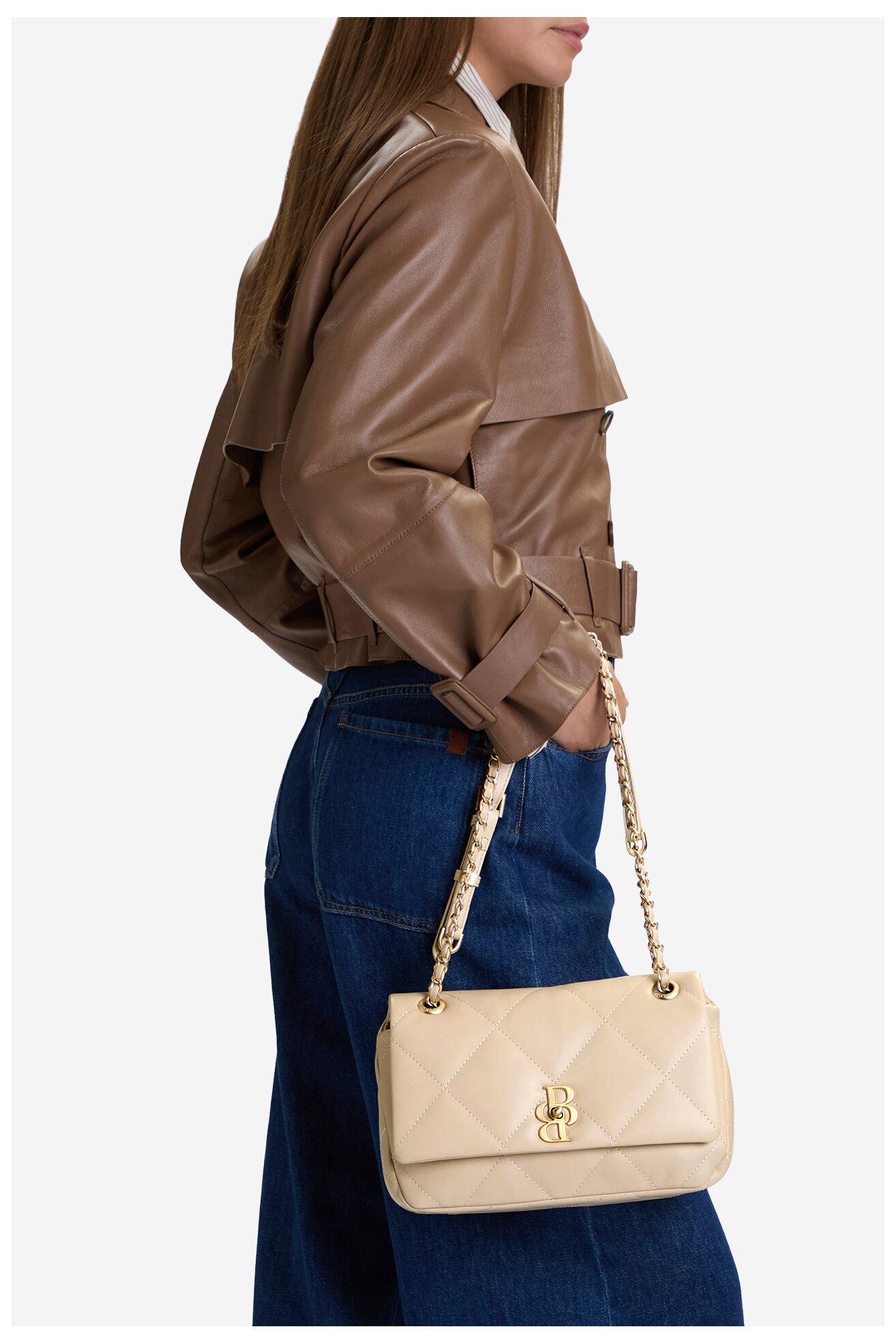 Сумка З Ремінцем Badura C-ARYA-LA482-2953 БЕЖЕВИЙ