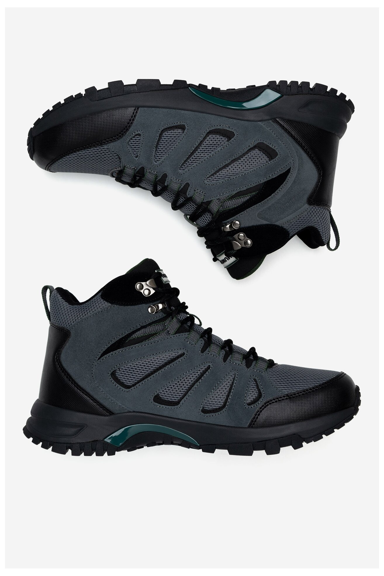 Túracipő HUNTER MASON MID HIKER WP SZÜRKE