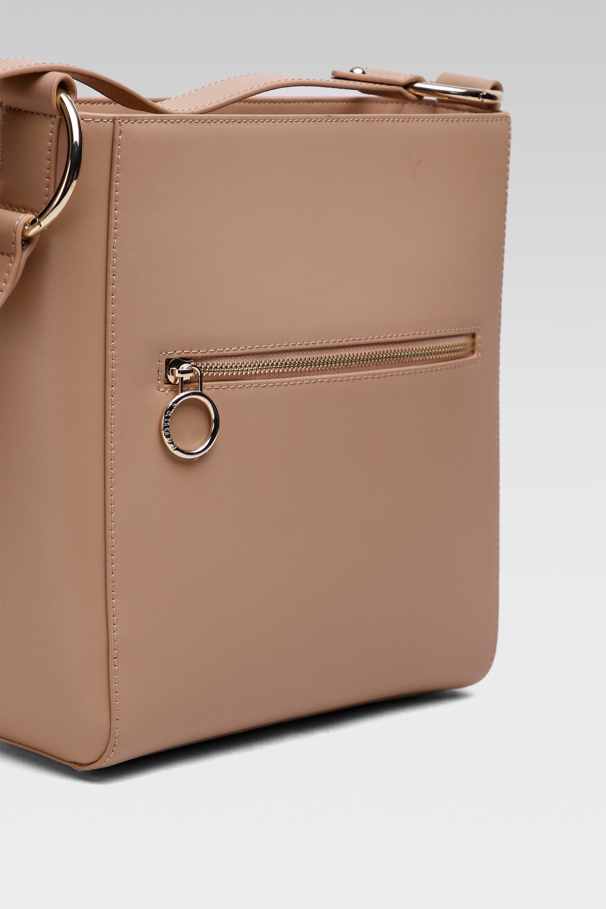 
                Badura - Torebka na ramię skórzana pastelowa - 5904248337667