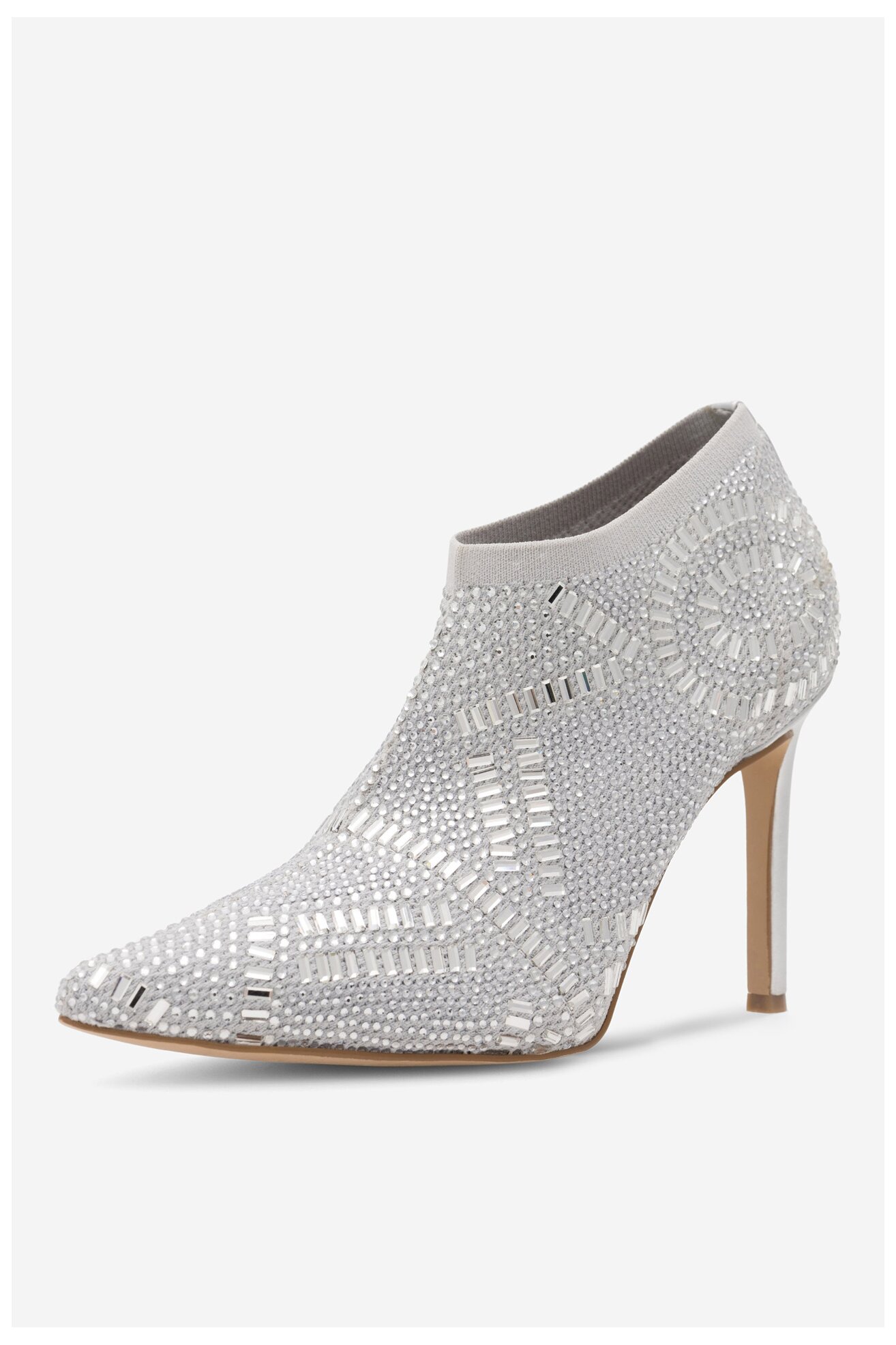 Botki NINE WEST MAJDY FF-1717 Srebrny