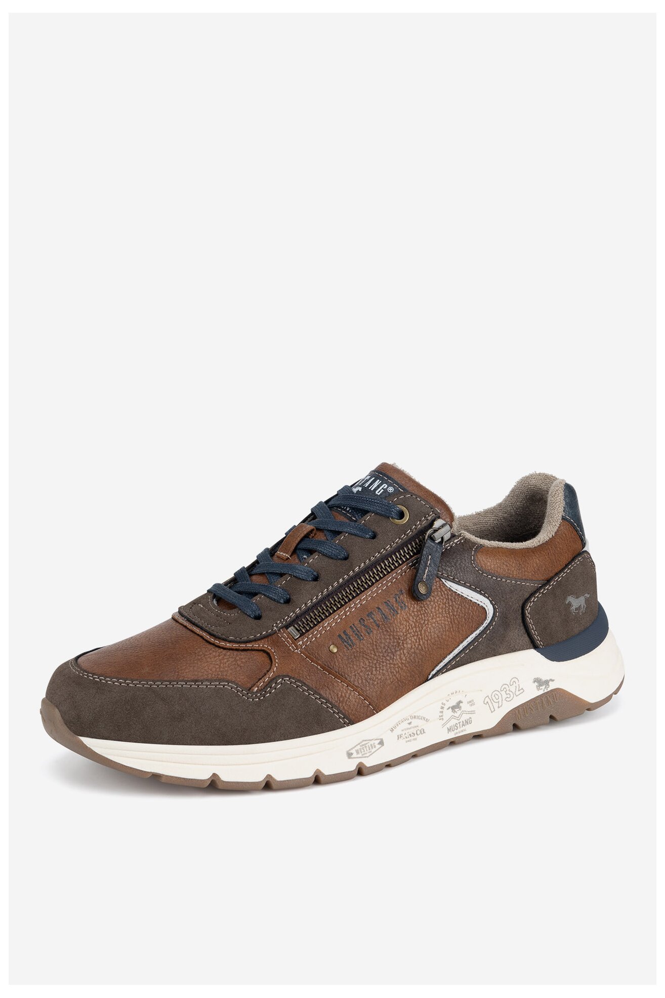 Sneakers Mustang 4200-301 BIG Brązowy