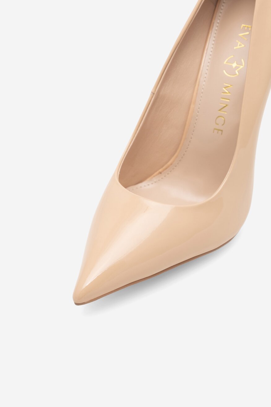 Pantofi cu toc EVA MINGE BEJ - 5905588096832