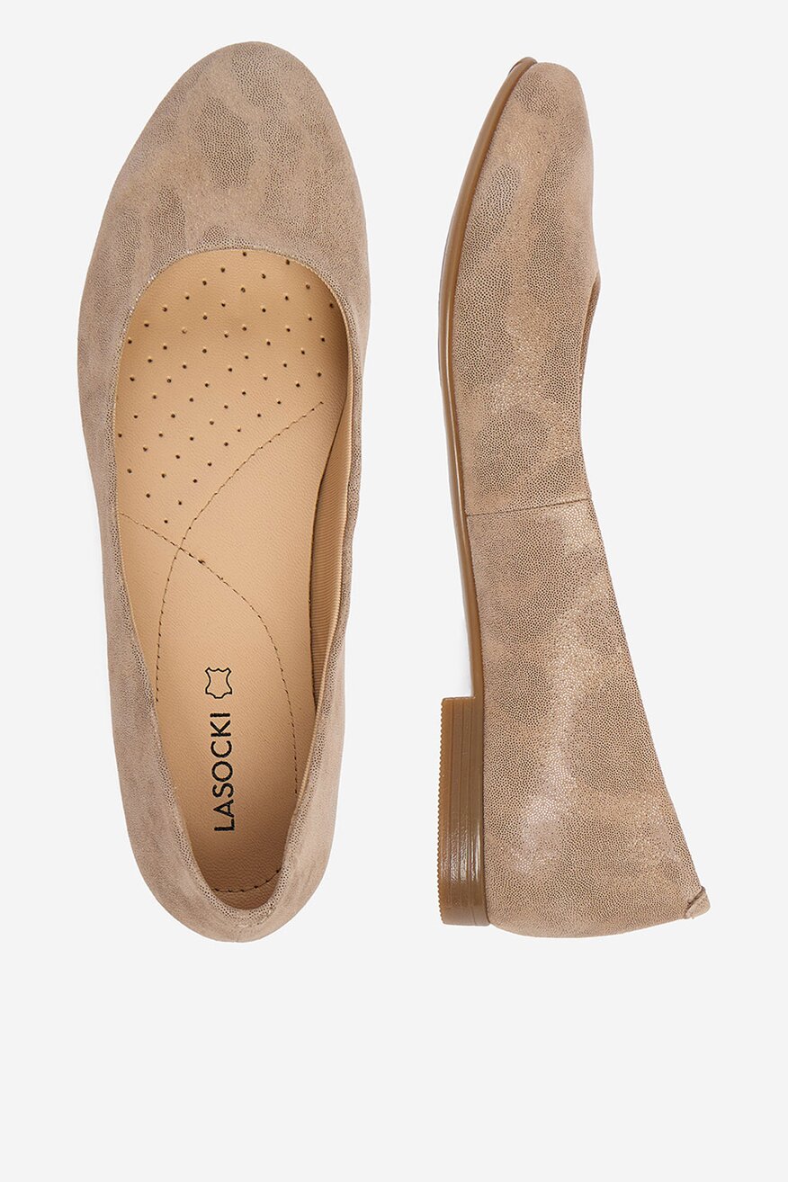 
                Lasocki - Baleriny skórzane - 5906751632079