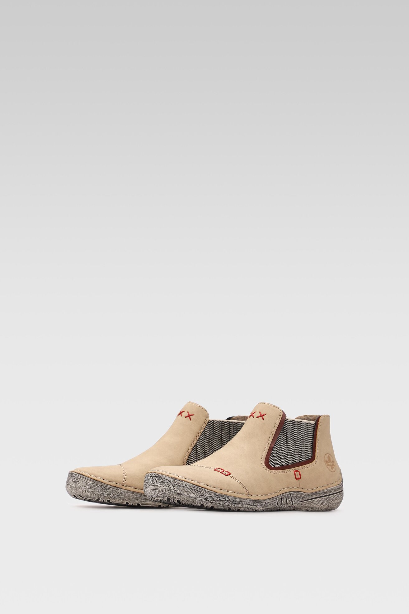 Botki Rieker 52598-60 Beżowy