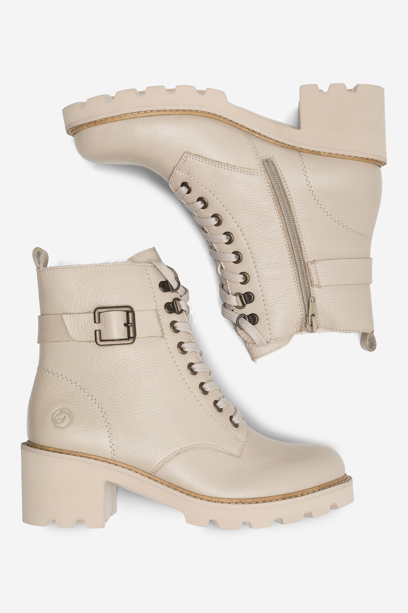 Trzewiki Remonte D0A74-60 Beżowy