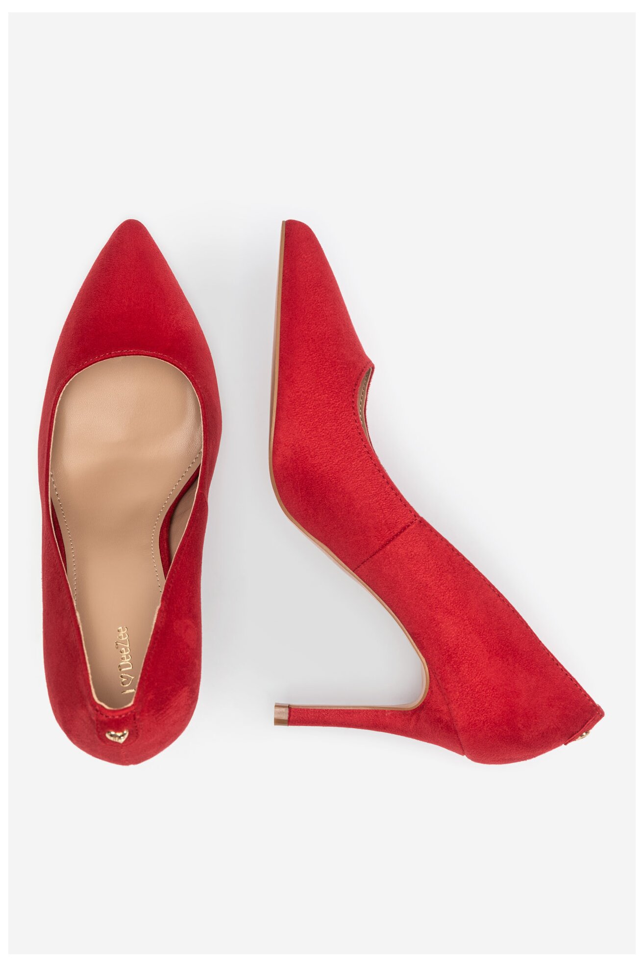 Czółenka DeeZee WYL3660-7 Czerwony