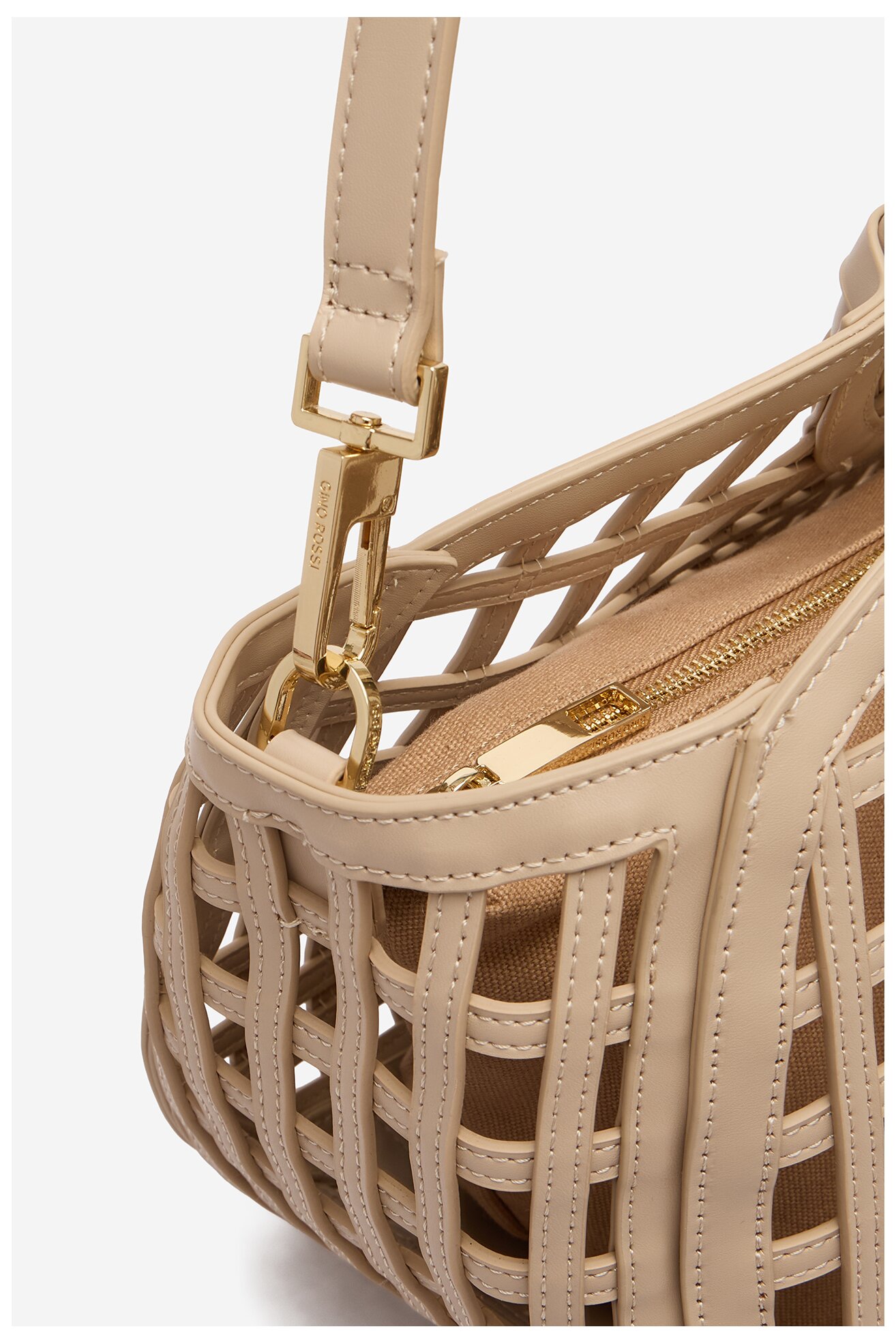 Сумка З Ремінцем Gino Rossi EO-LDA9109 БЕЖЕВИЙ