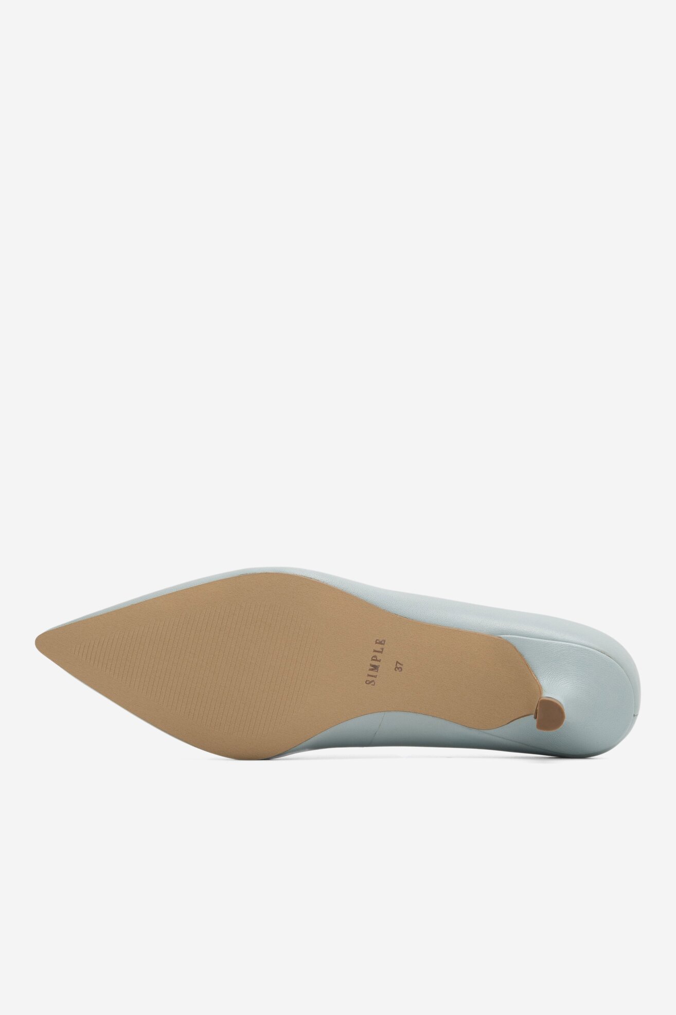 Czółenka SIMPLE 104515 Niebieski jasny