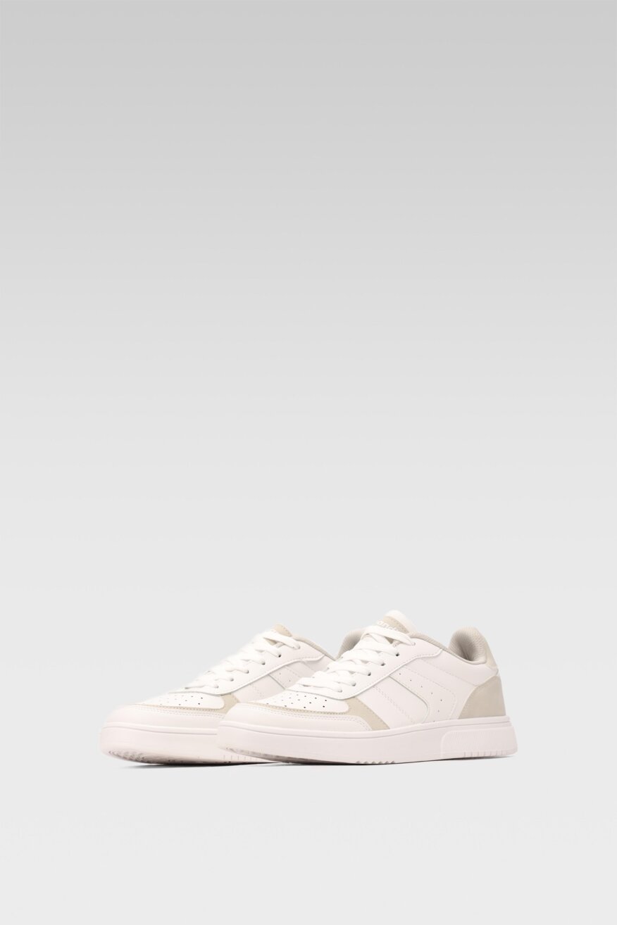 
                Sprandi - Obuwie sportowe pastelowe białe - 5903698395272