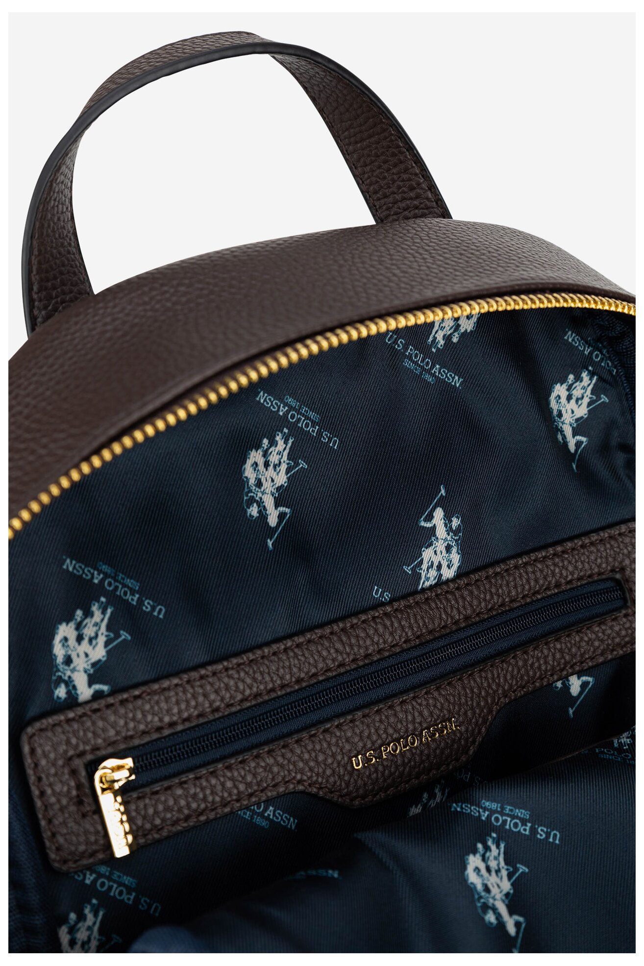 Plecak U.S. POLO ASSN. BIUXT6211WVP Brązowy ciemny