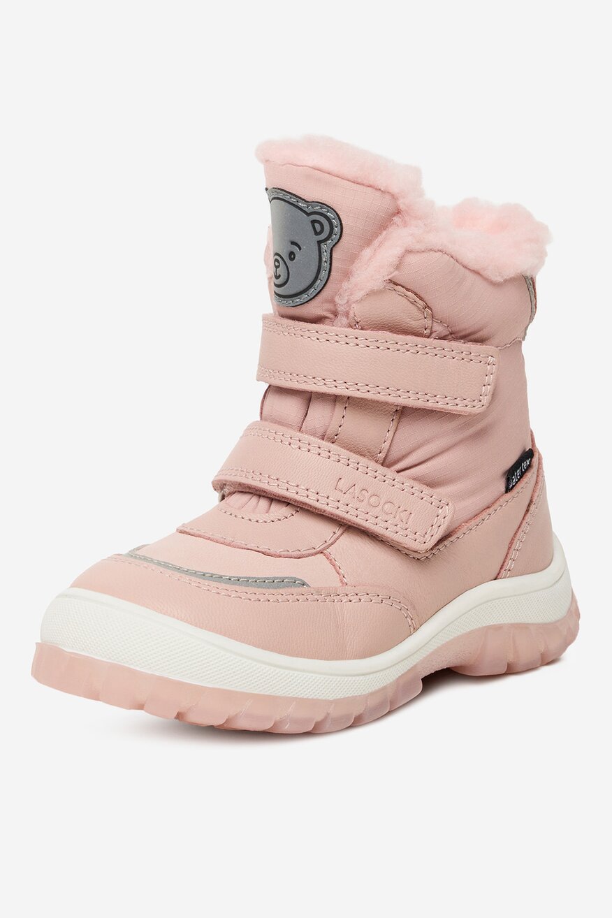 
                Lasocki Kids - Trzewiki skórzane ocieplane - 5906751259818
