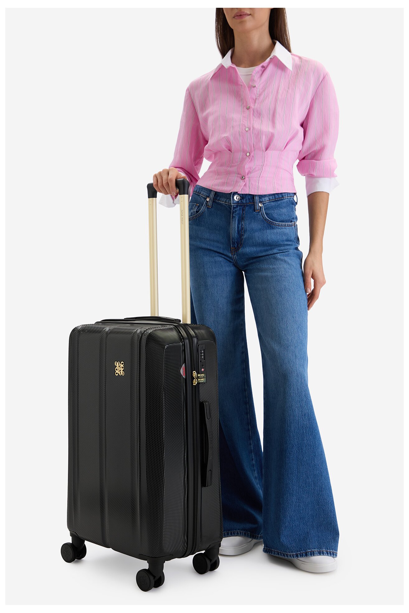 Walizka NINE WEST CEO-NW-M-003-09 BLACK Czarny