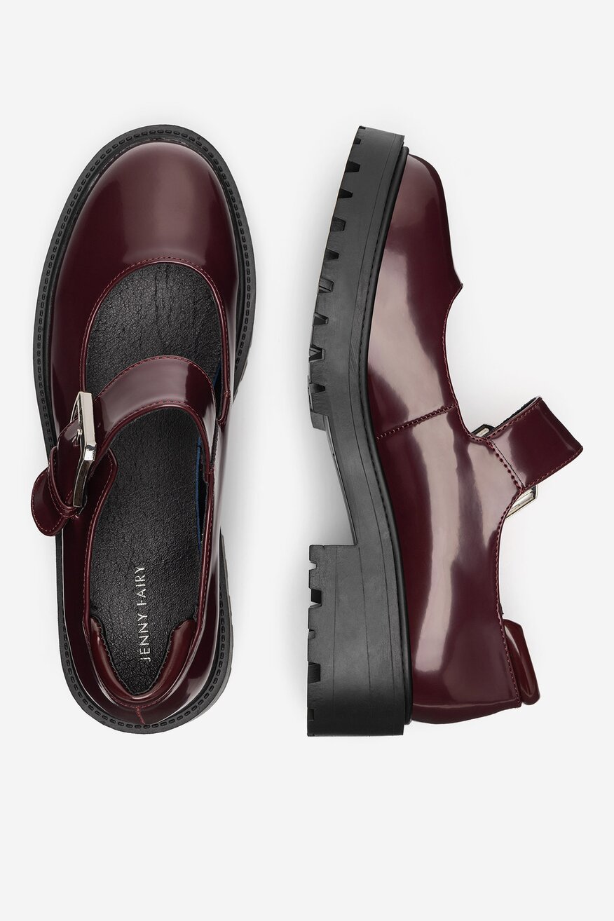 
                Félcipő Jenny Fairy BORDÓ - 5905588717416