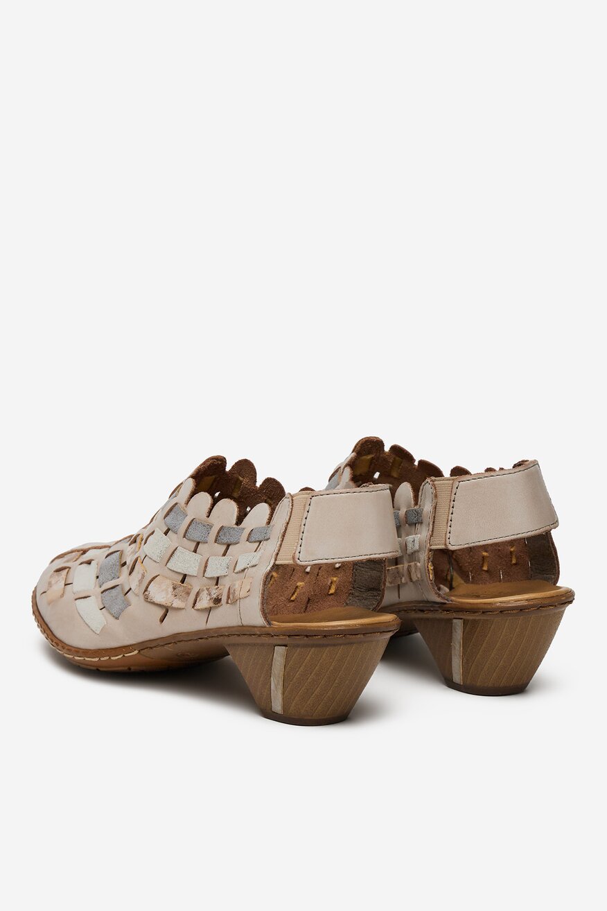 Pantofi cu toc Rieker BEJ ÎNCHIS - 2230074045845