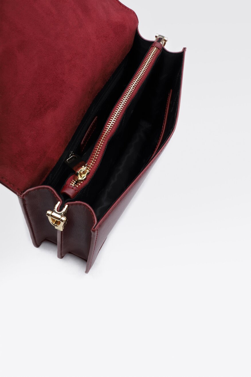 
                Gino Rossi - Torebka skórzana ze zwierzęcym motywem - 5903419831362