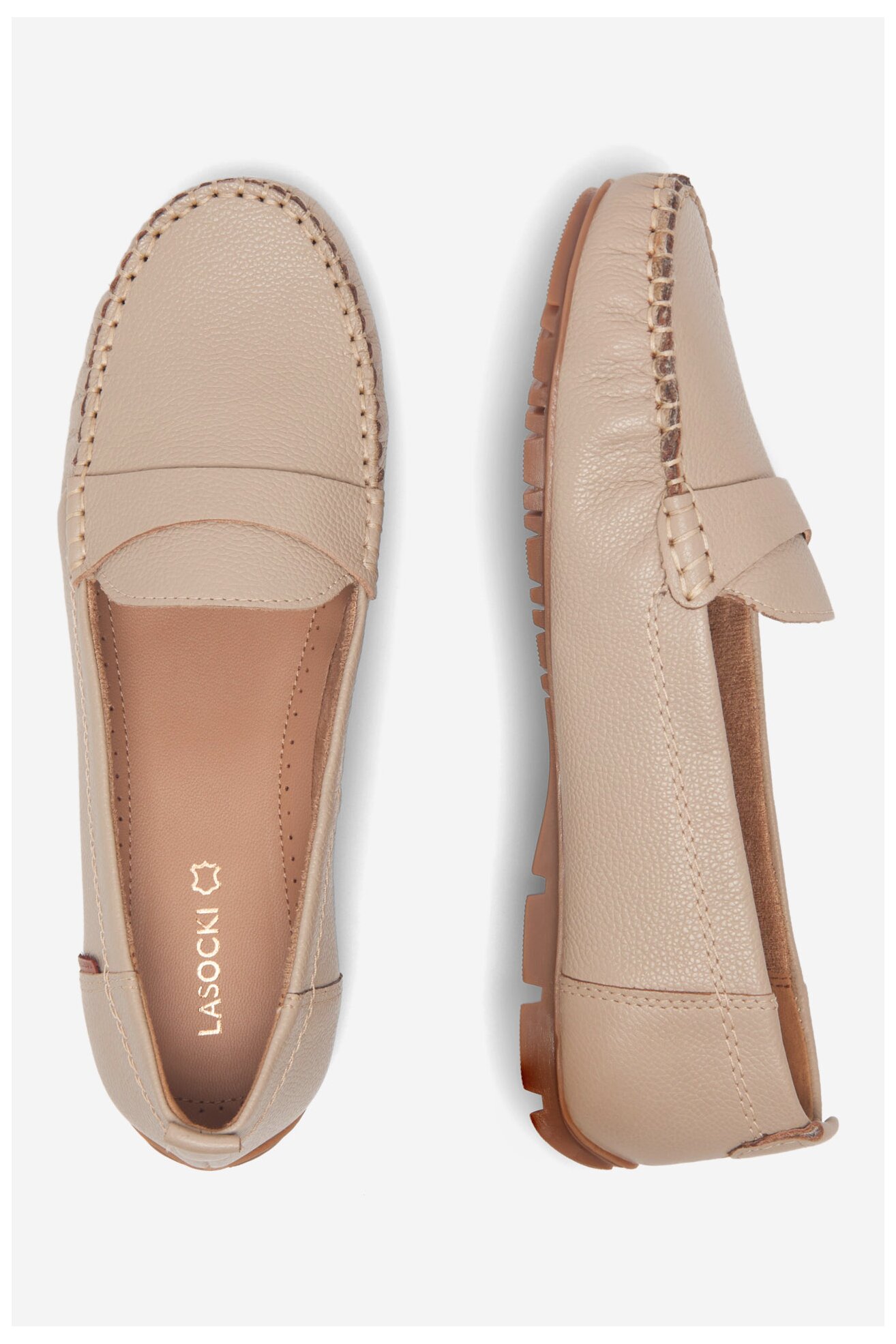 Mokasyn Lasocki RST-MARA-10 Beżowy ciemny