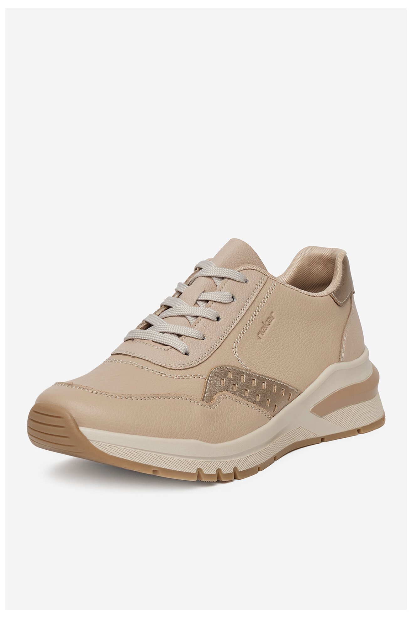 Tornacipő Rieker M6607-60 BÉZS