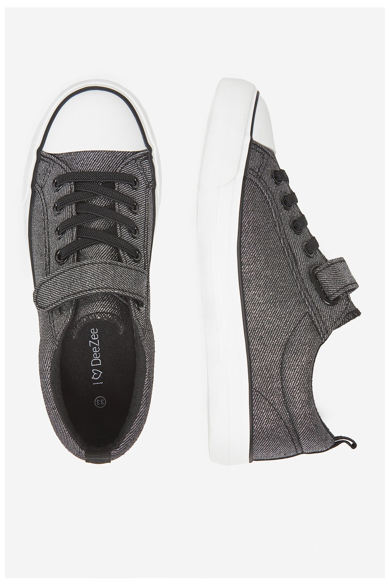 Pantofi pânză DeeZee CEO-CSS20377-53 NEGRU