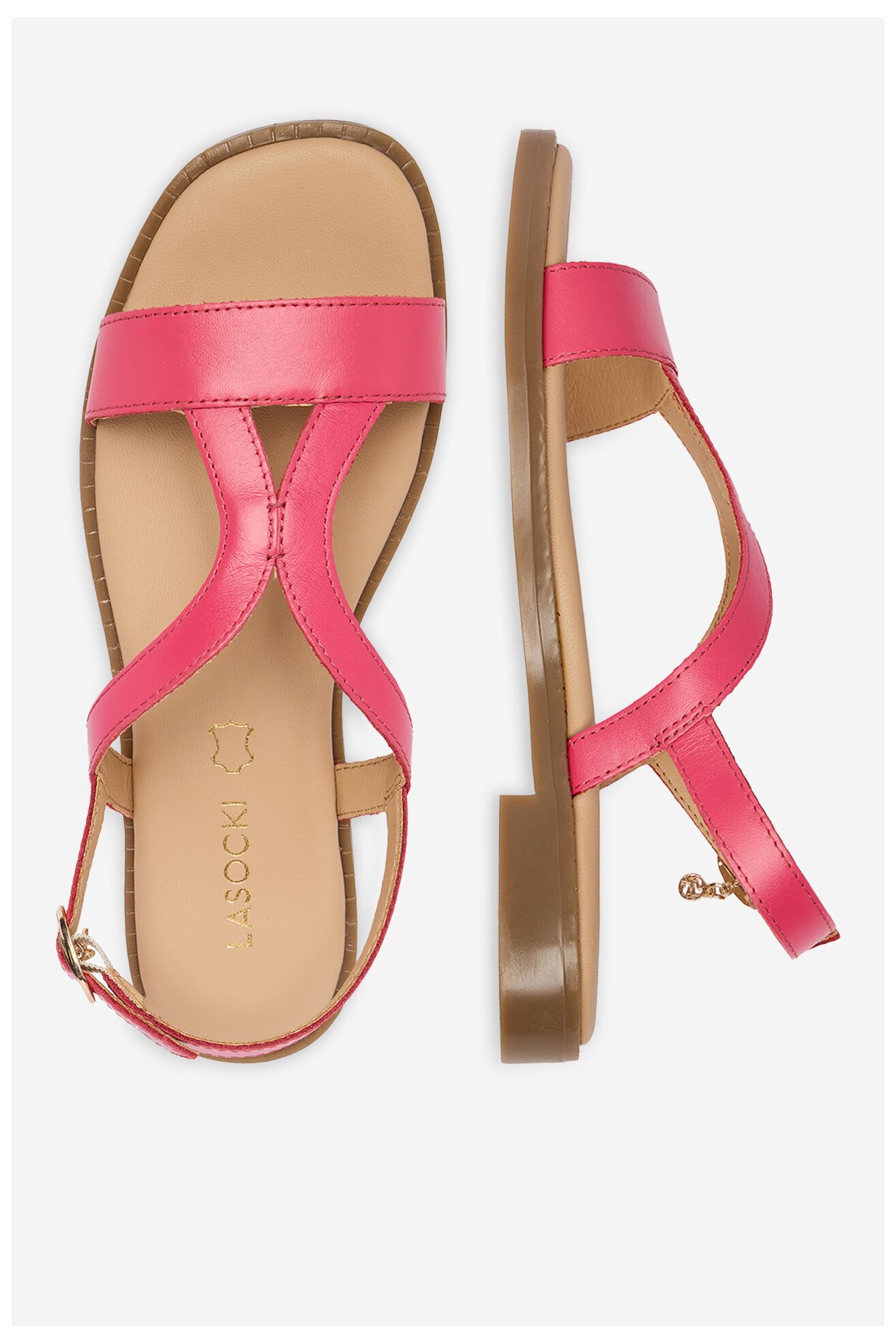 Sandały Lasocki CEO-RST-EMIE-42 Różowy ciemny