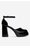 Елегантни обувки DeeZee LW85478-6 ЧЕРЕН