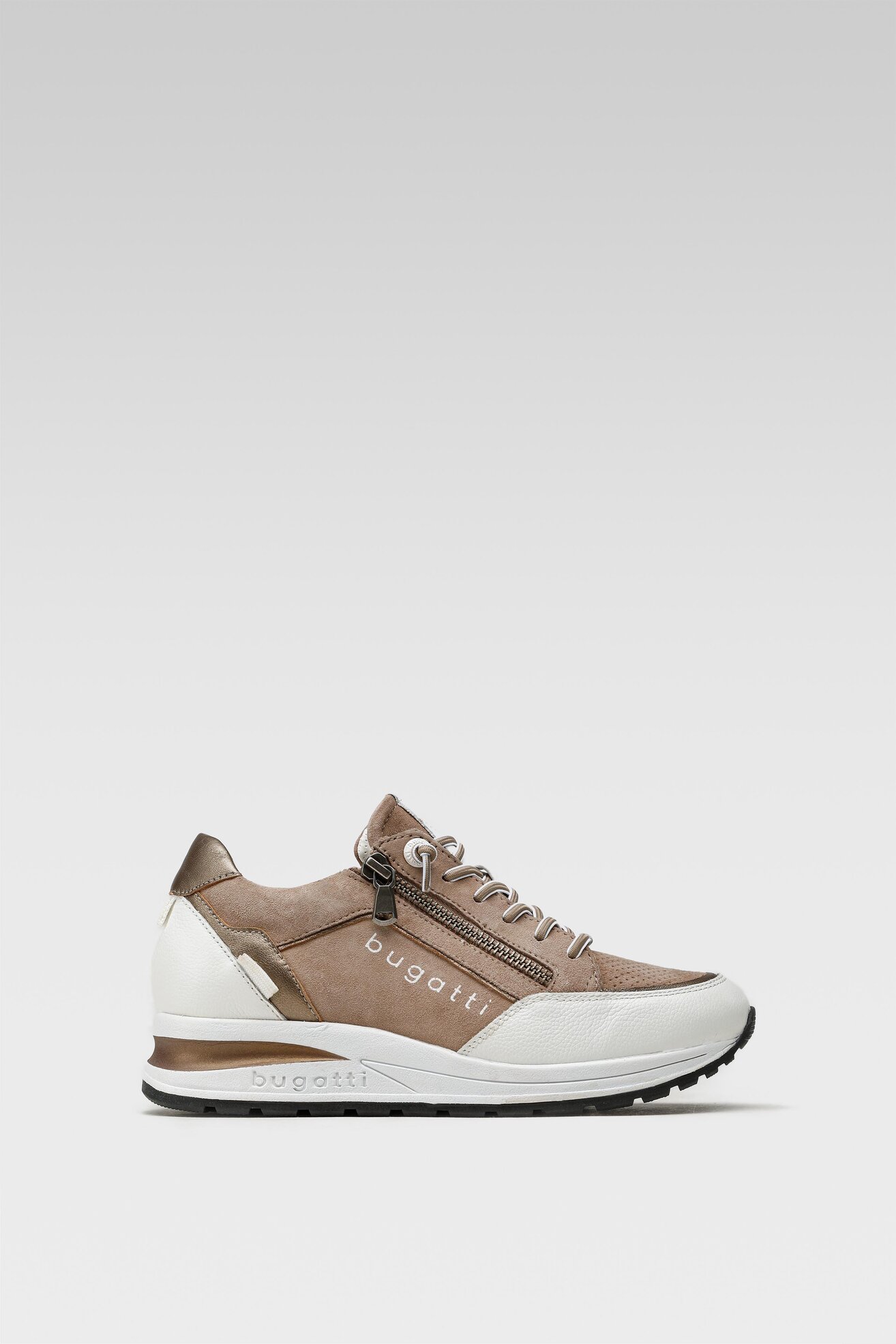 Półbuty Bugatti 412-A2T05-1040-2053 Beżowy