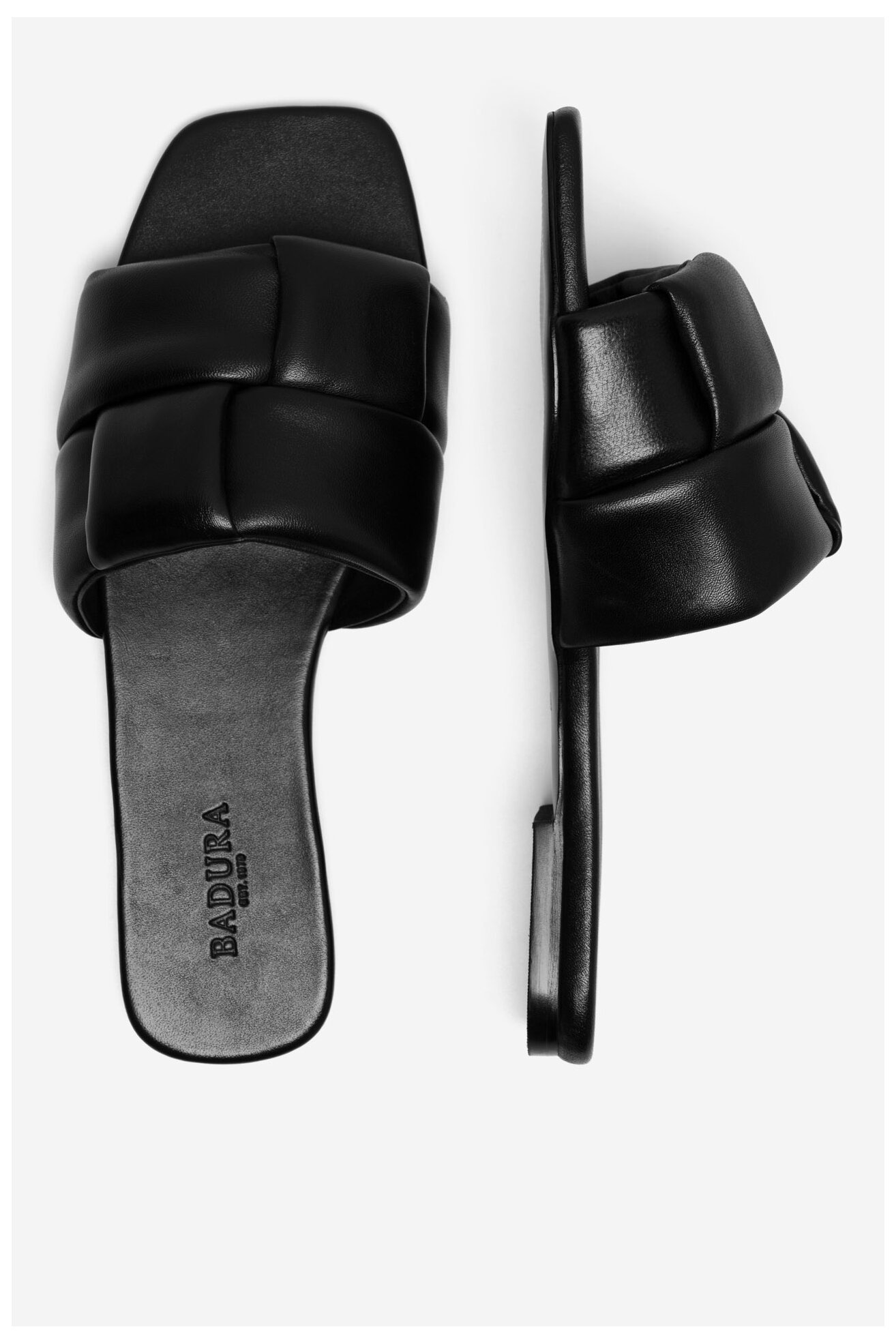 Șlapi Badura FAUSTINE-112793 NEGRU