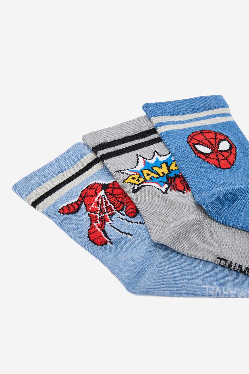 
                Spider-Man - Skarpetki długie 3-pak - 5906751719565