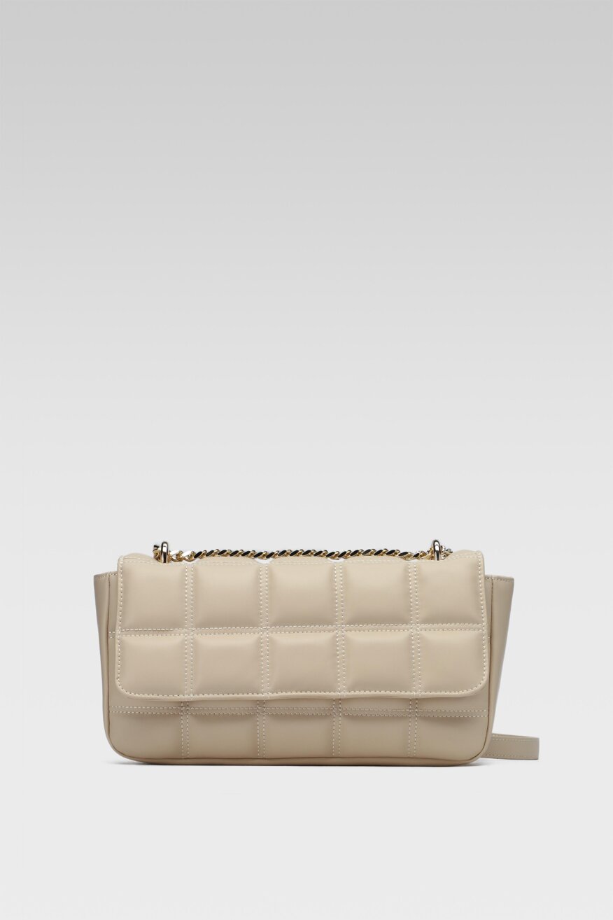 
                Gino Rossi - Torebka skórzana pikowana - 5903698365954