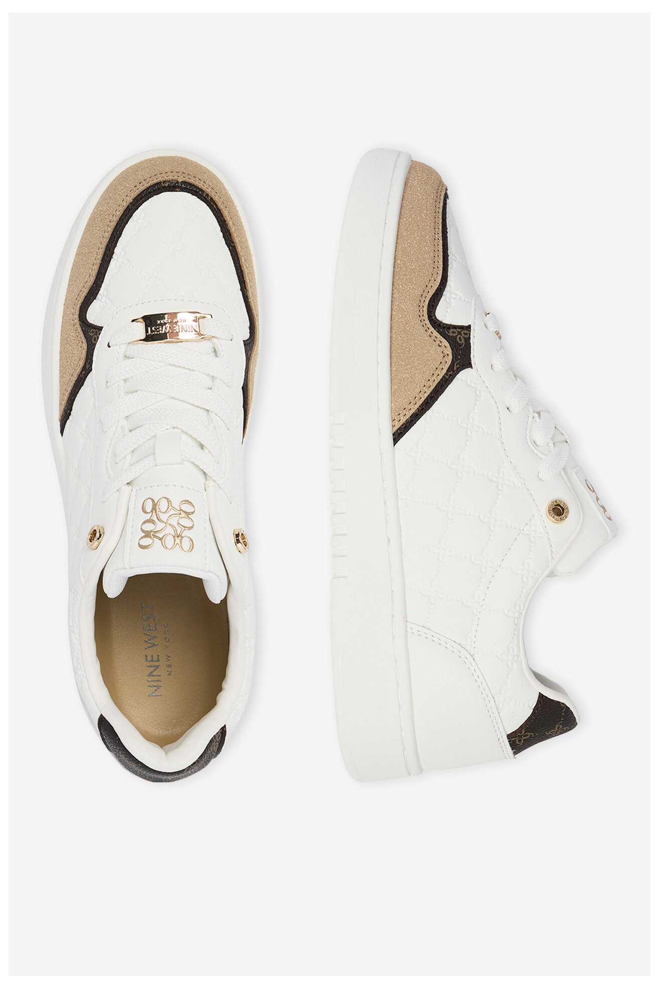 Sneakers NINE WEST EO-SS25-3C105 Biały