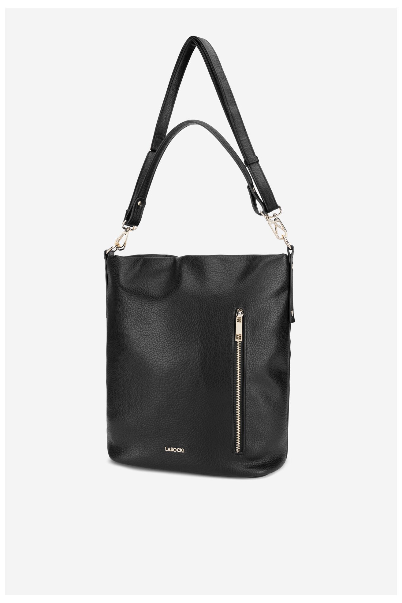 Kézitáska Lasocki C-LSK-K-066-06 FEKETE