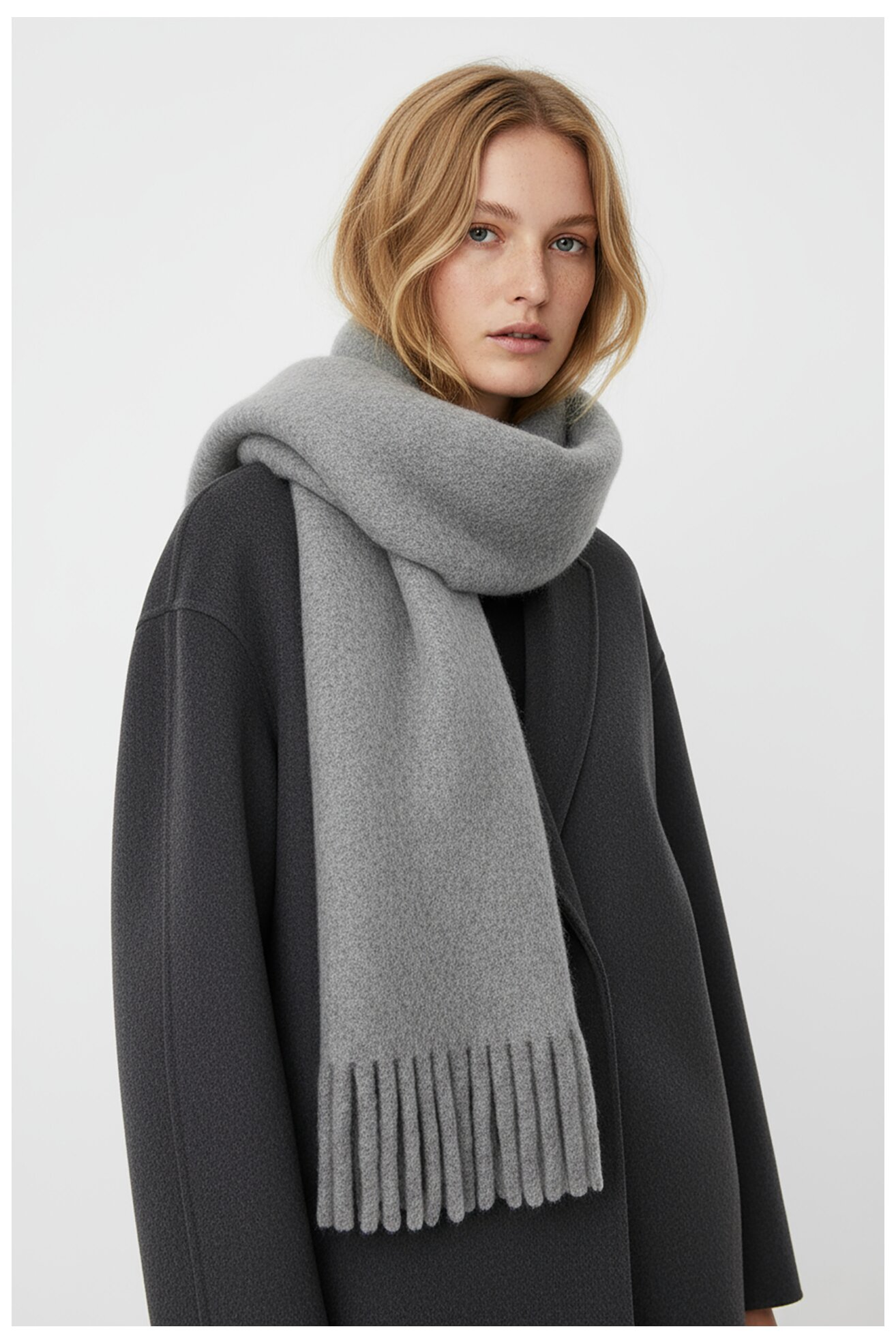 Női sál Mexx CEO-MEXX-W4-001-AW25 SZÜRKE