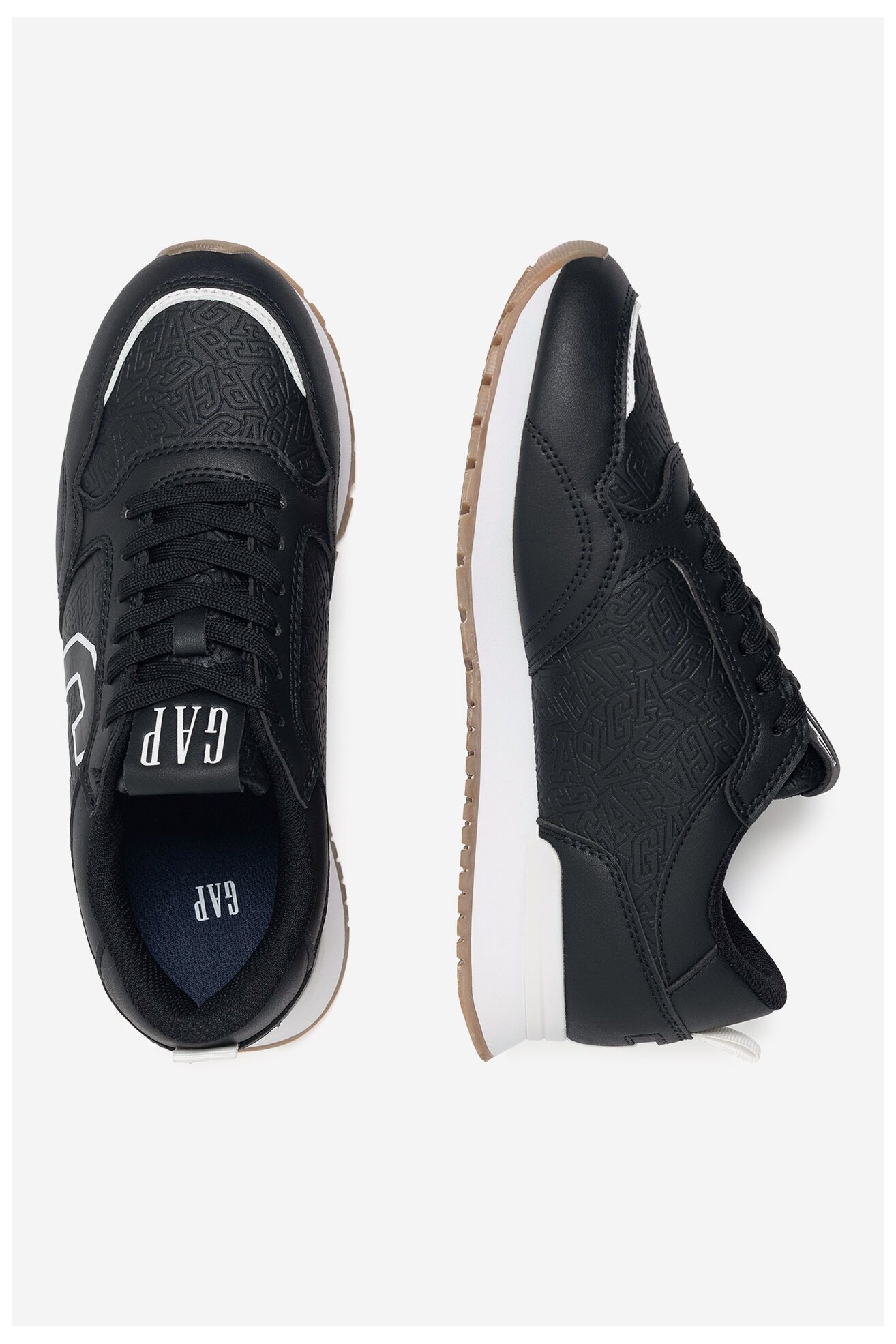 Obuwie sportowe GAP NEW YOR II GAF002F5SWBKWHGP Czarny