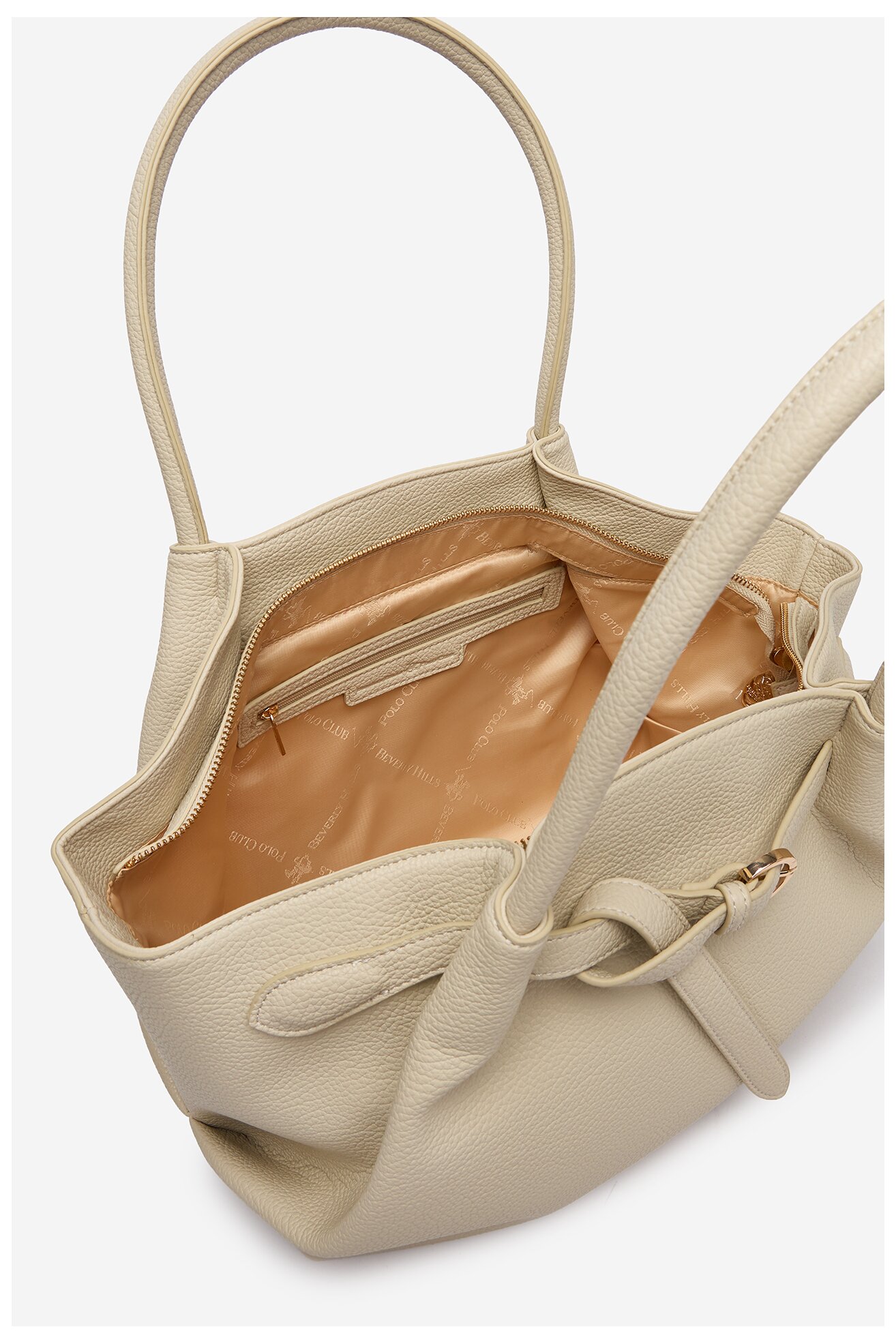 Дамска чанта Beverly Hills Polo Club CEO-BHPC-C-005-09 СЛОНОВА КОСТ