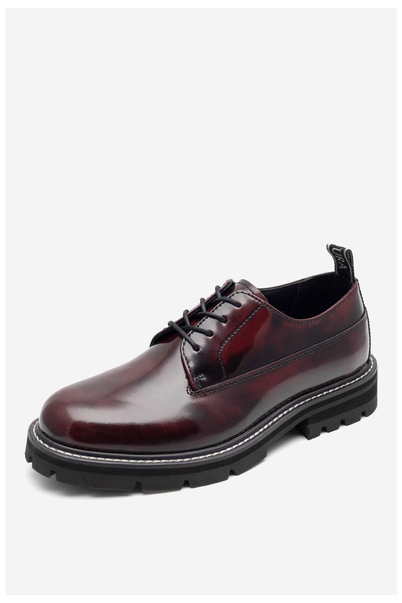 Półbuty Badura DEXTER-02 122AM Bordowy