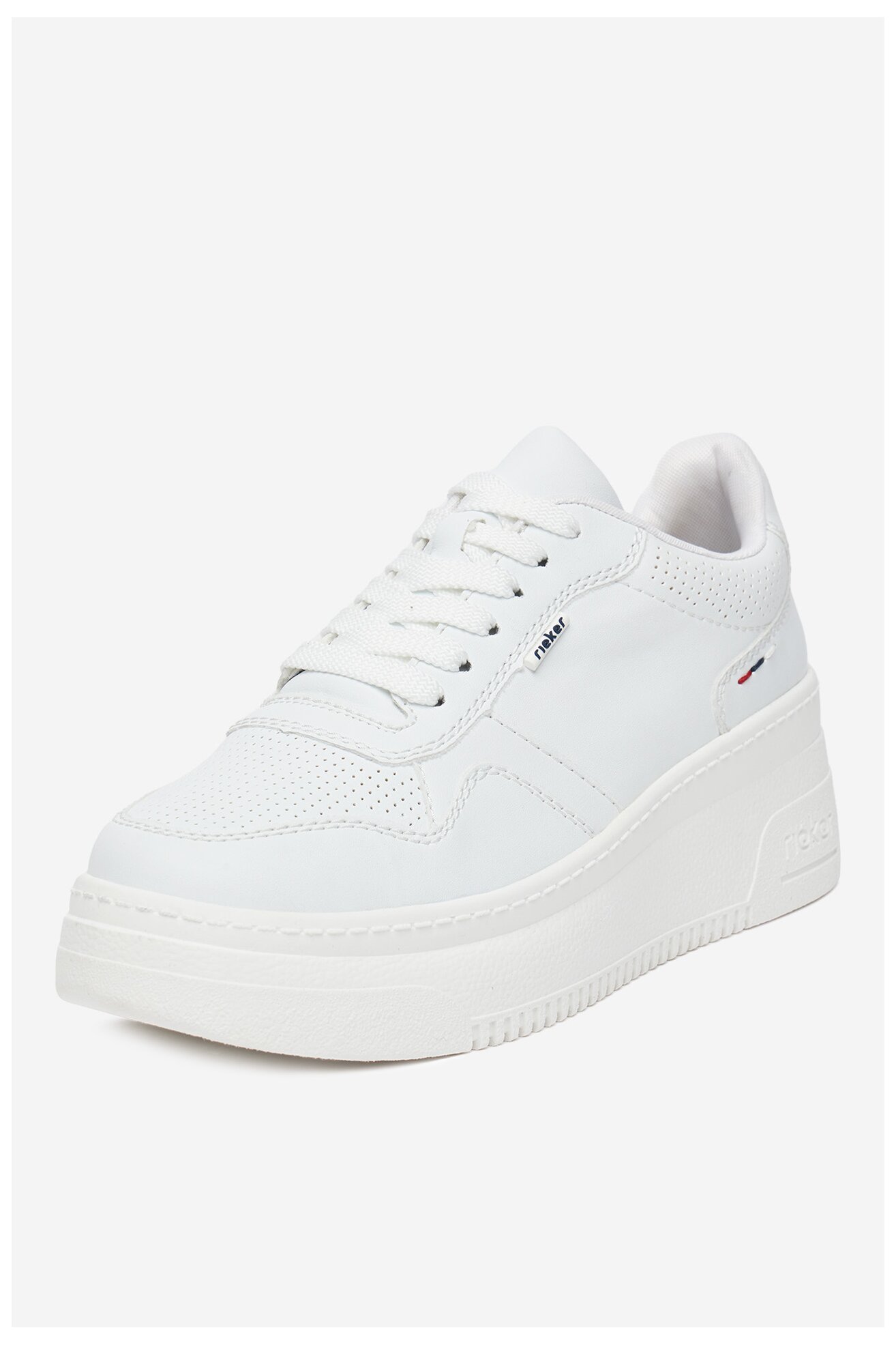 Sneakerși Rieker M7811-80 ALB