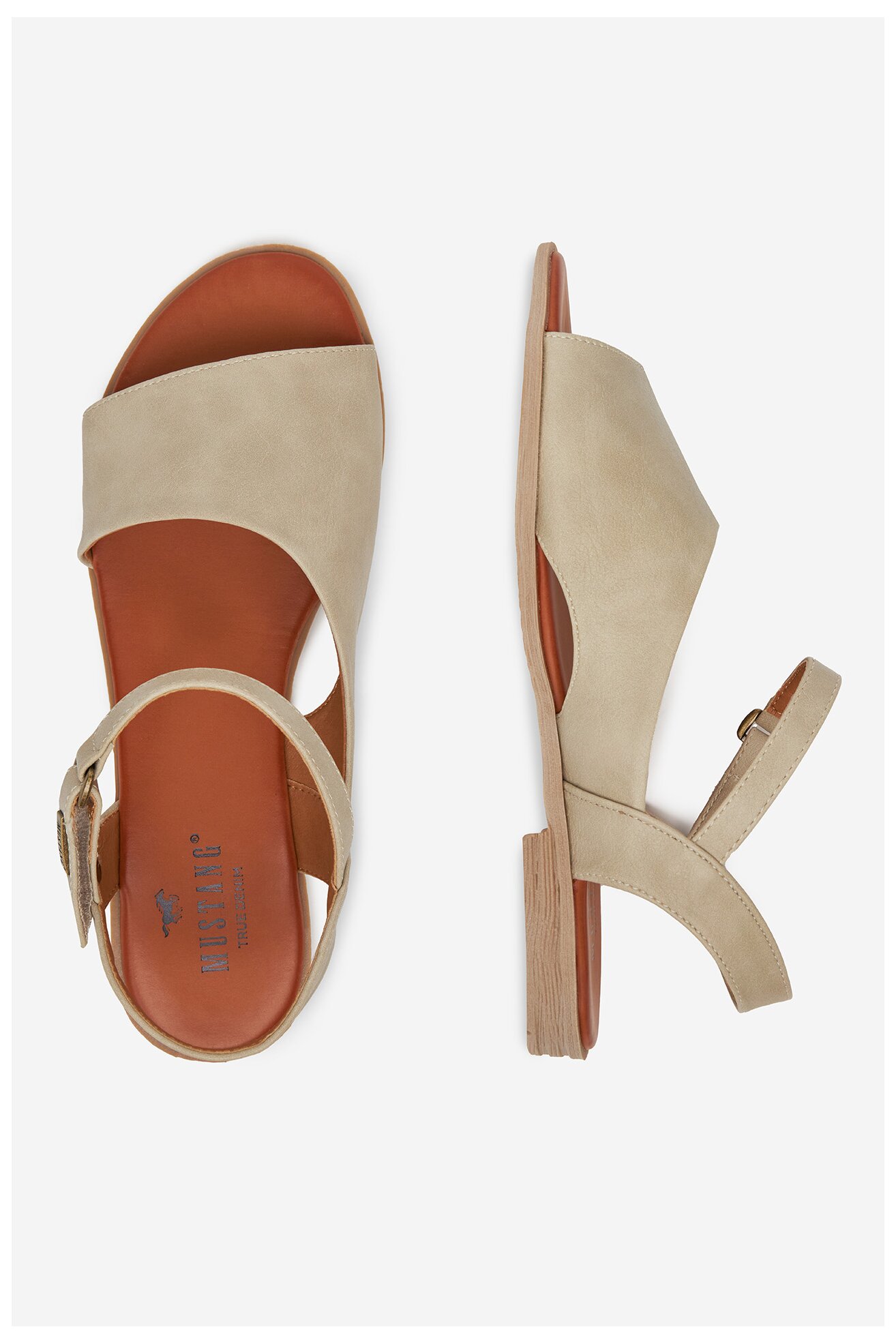 Sandały Mustang 1388-807 Beżowy