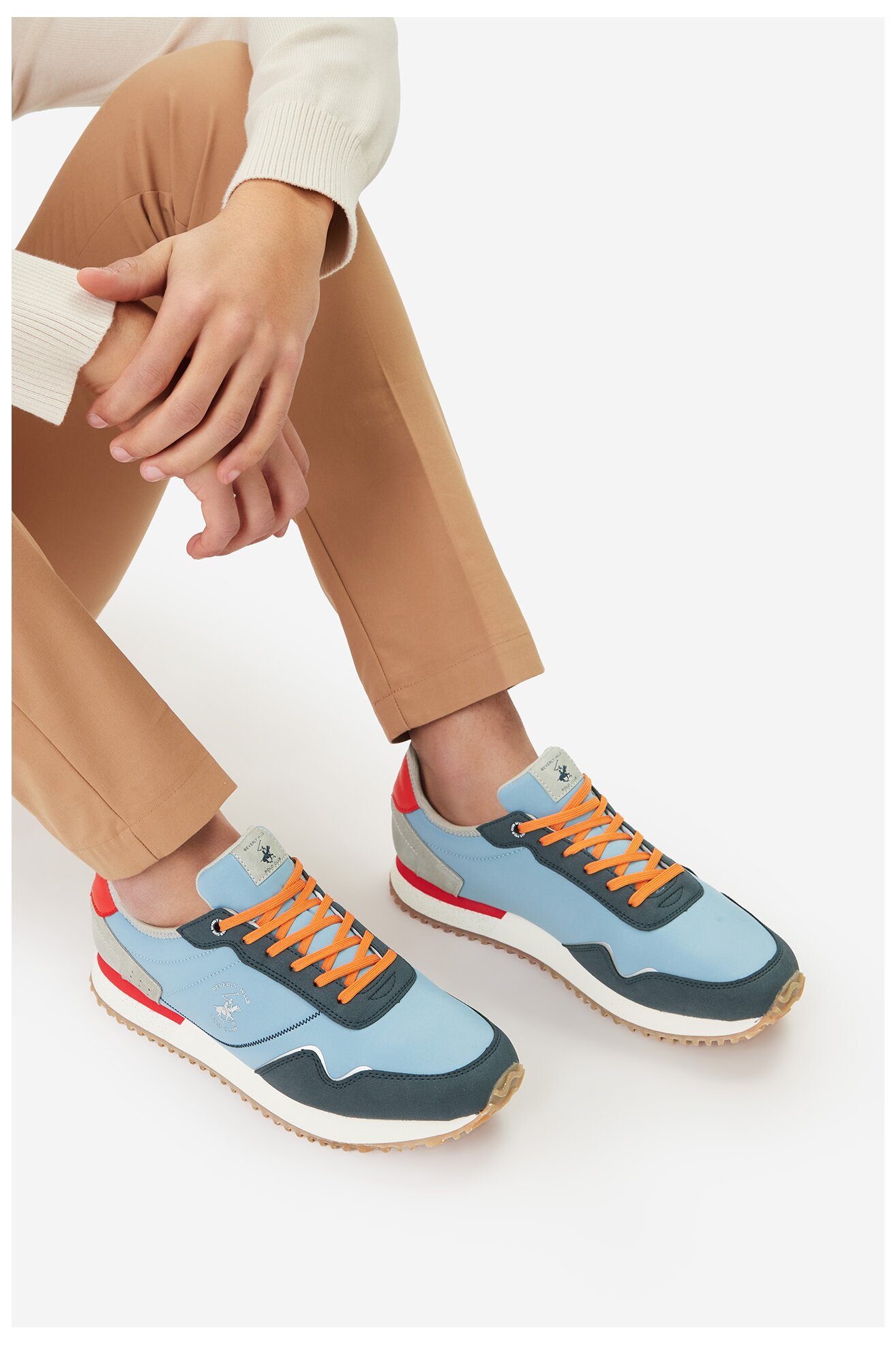 Sneakers Beverly Hills Polo Club EO-GUIDIO-01 Niebieski