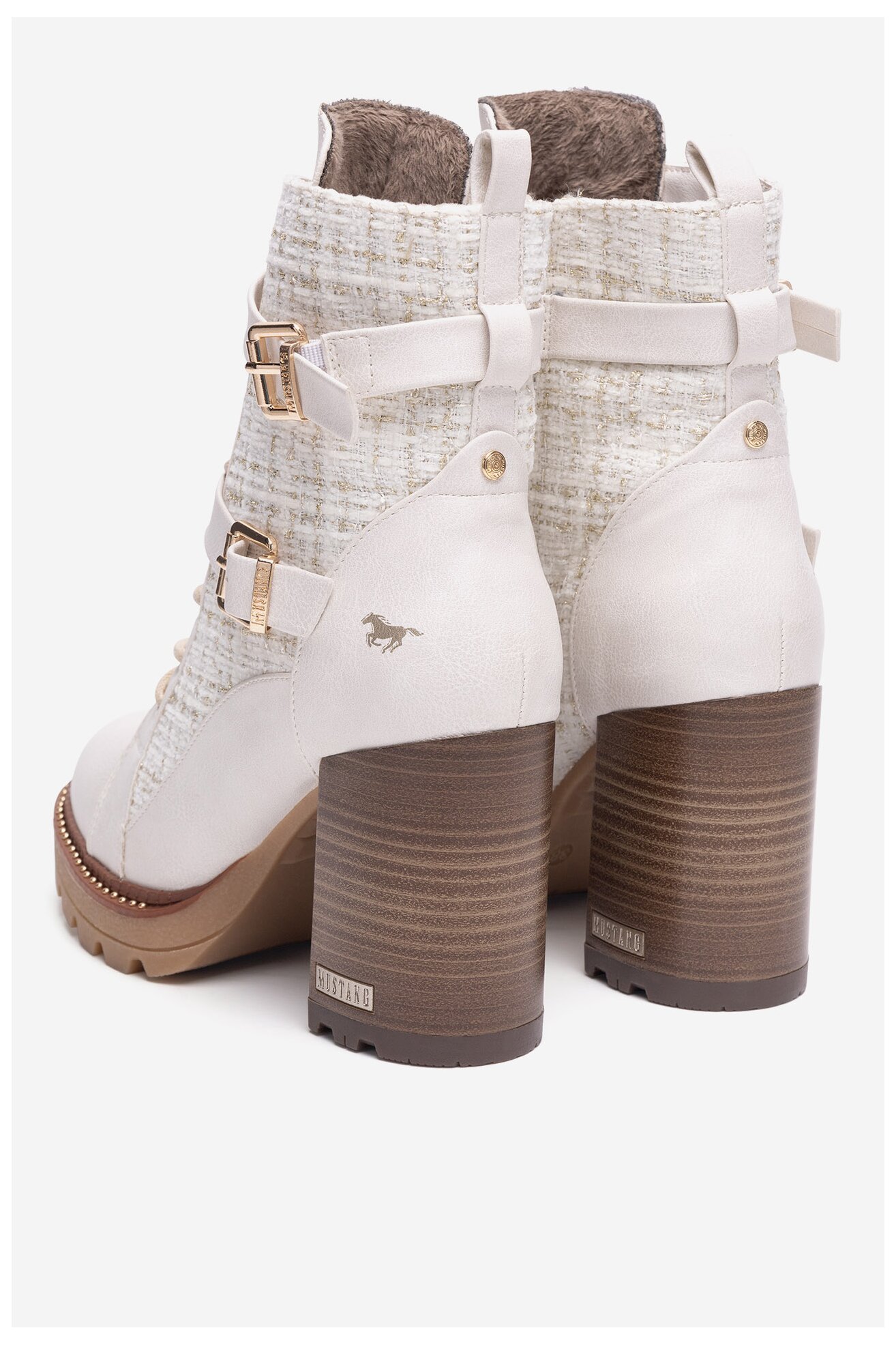 Боти Mustang 1505-501 БЯЛ