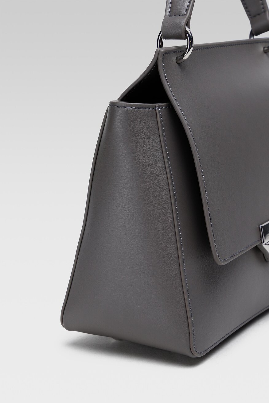 
                Gino Rossi - Torebka skórzana szara - 5904248070311