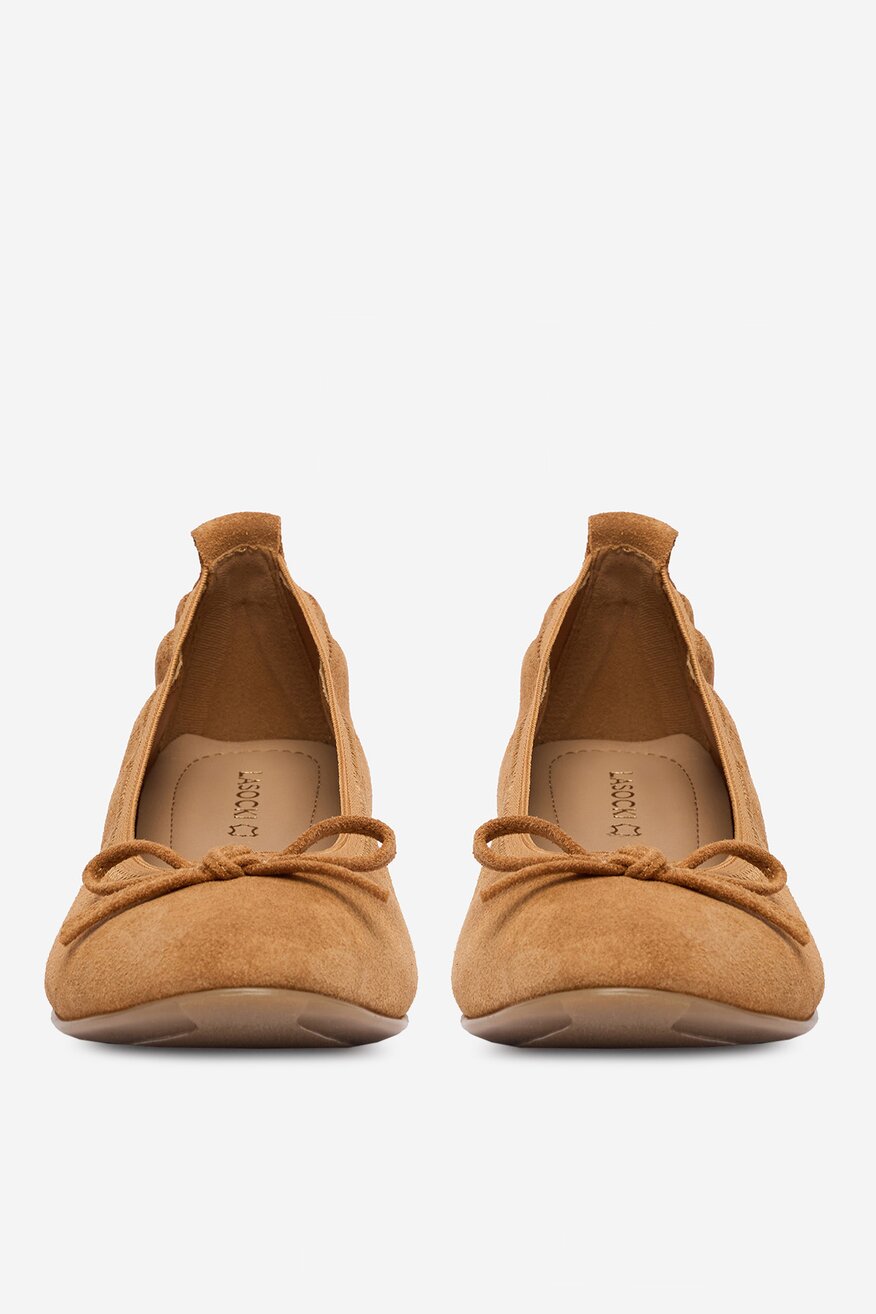 
                Lasocki - Baleriny skórzane - 5906751860748