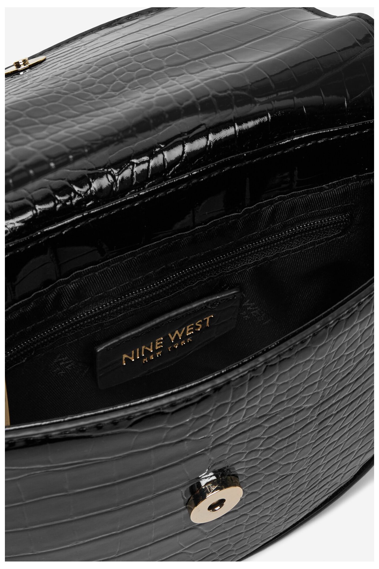 Kézitáska NINE WEST CEO-ZOE-S23806 FEKETE