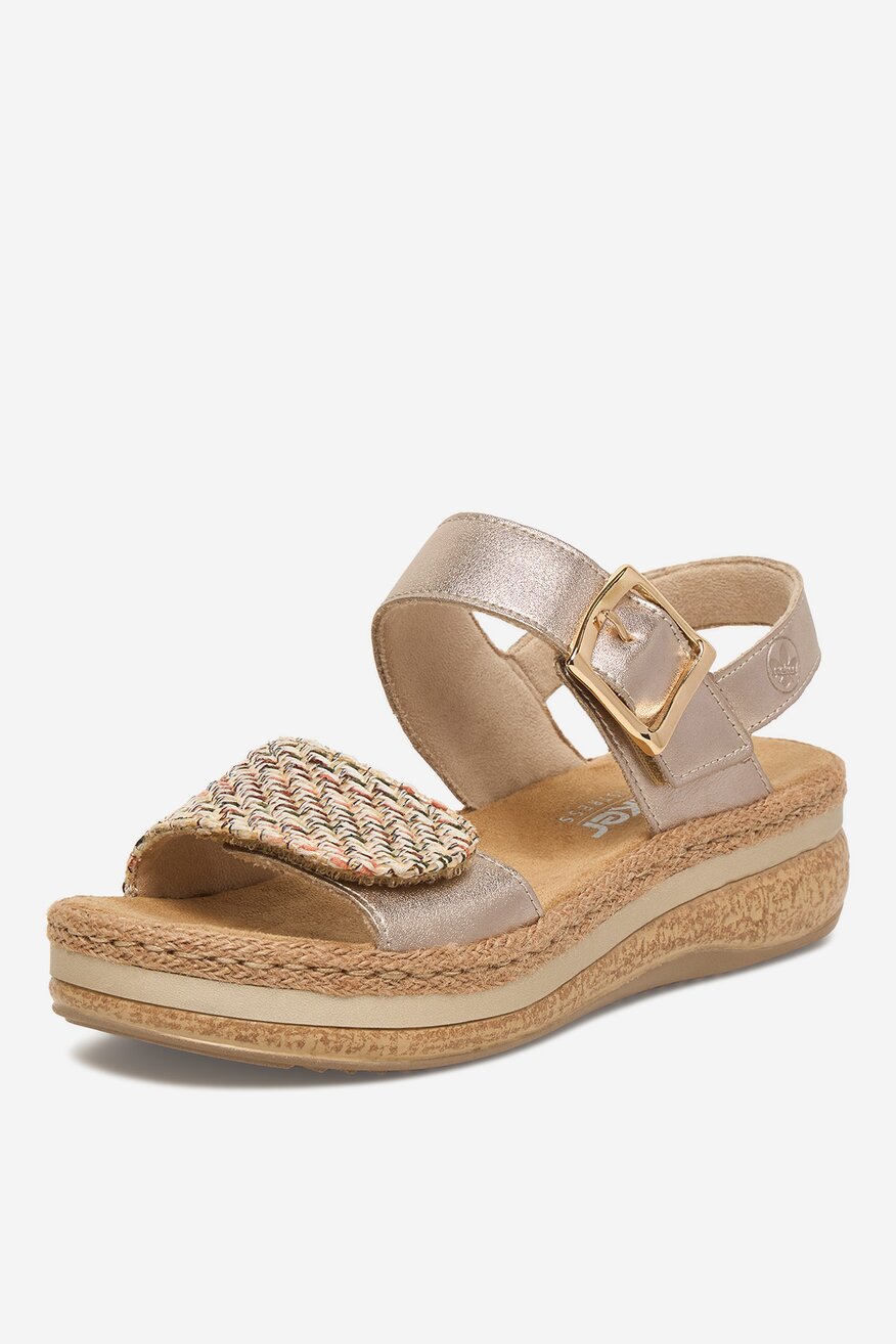 
                Rieker - Sandały skórzane - 5906751766538