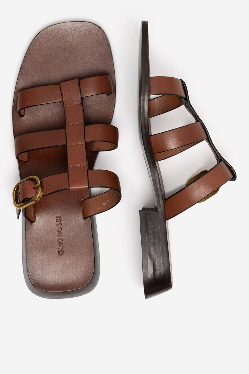 
                Шльопанець Gino Rossi ВЕРБЛЮЖИЙ - 5905588343585