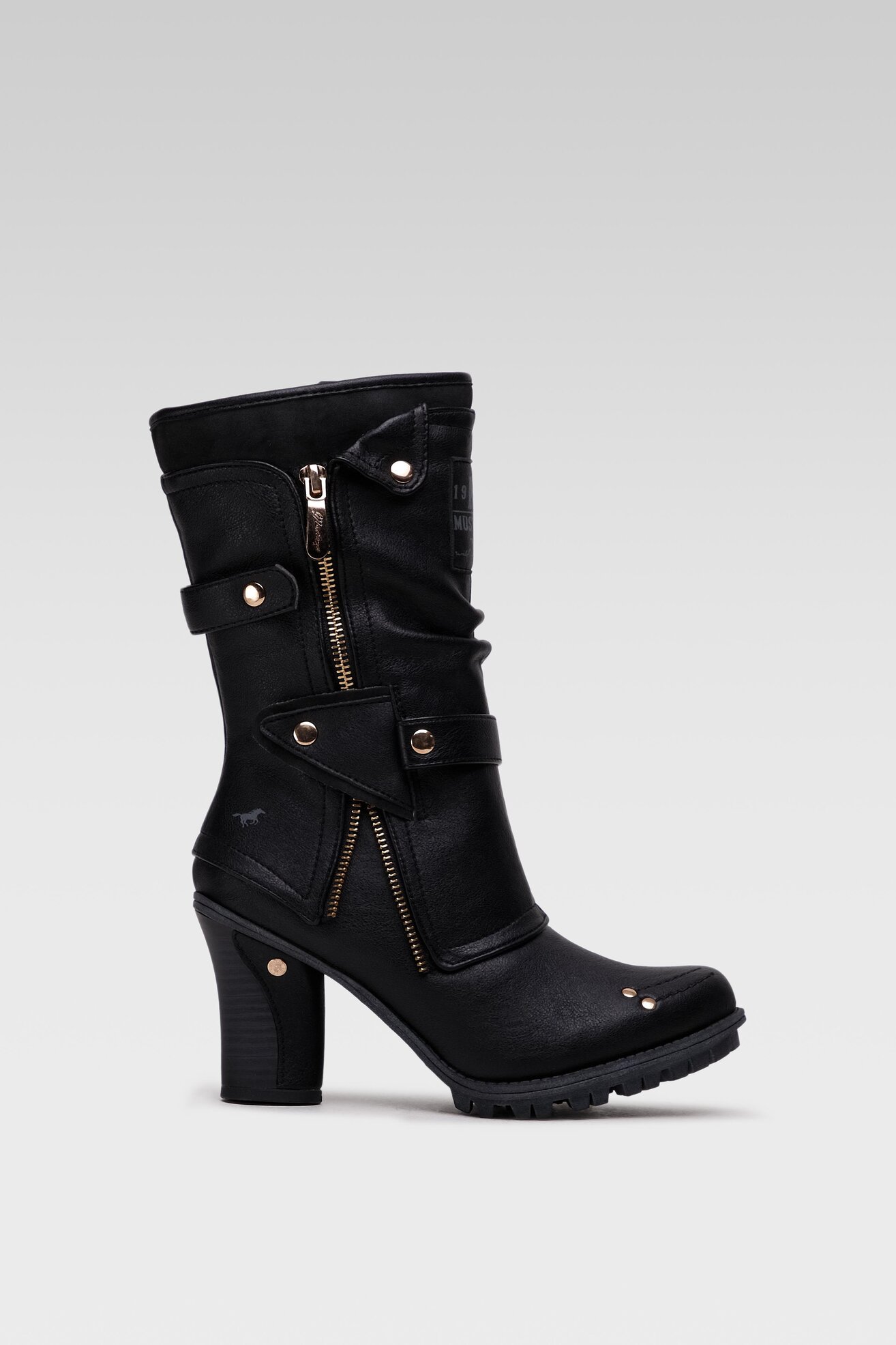 Kozaki Mustang 1141-606-9 Czarny