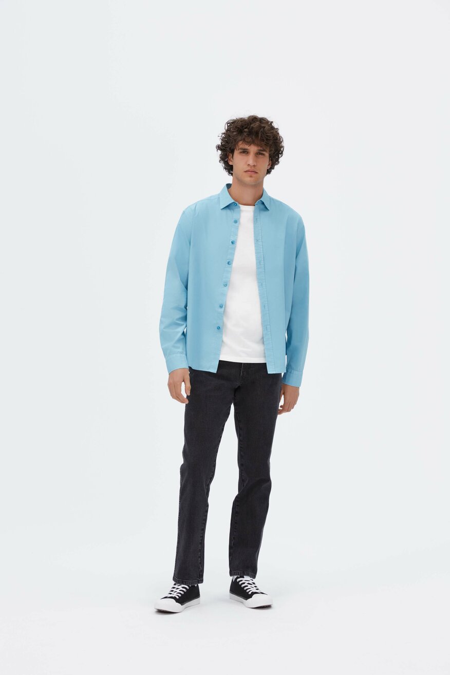 
                Americanos - Koszula niebieska - 2230021010483