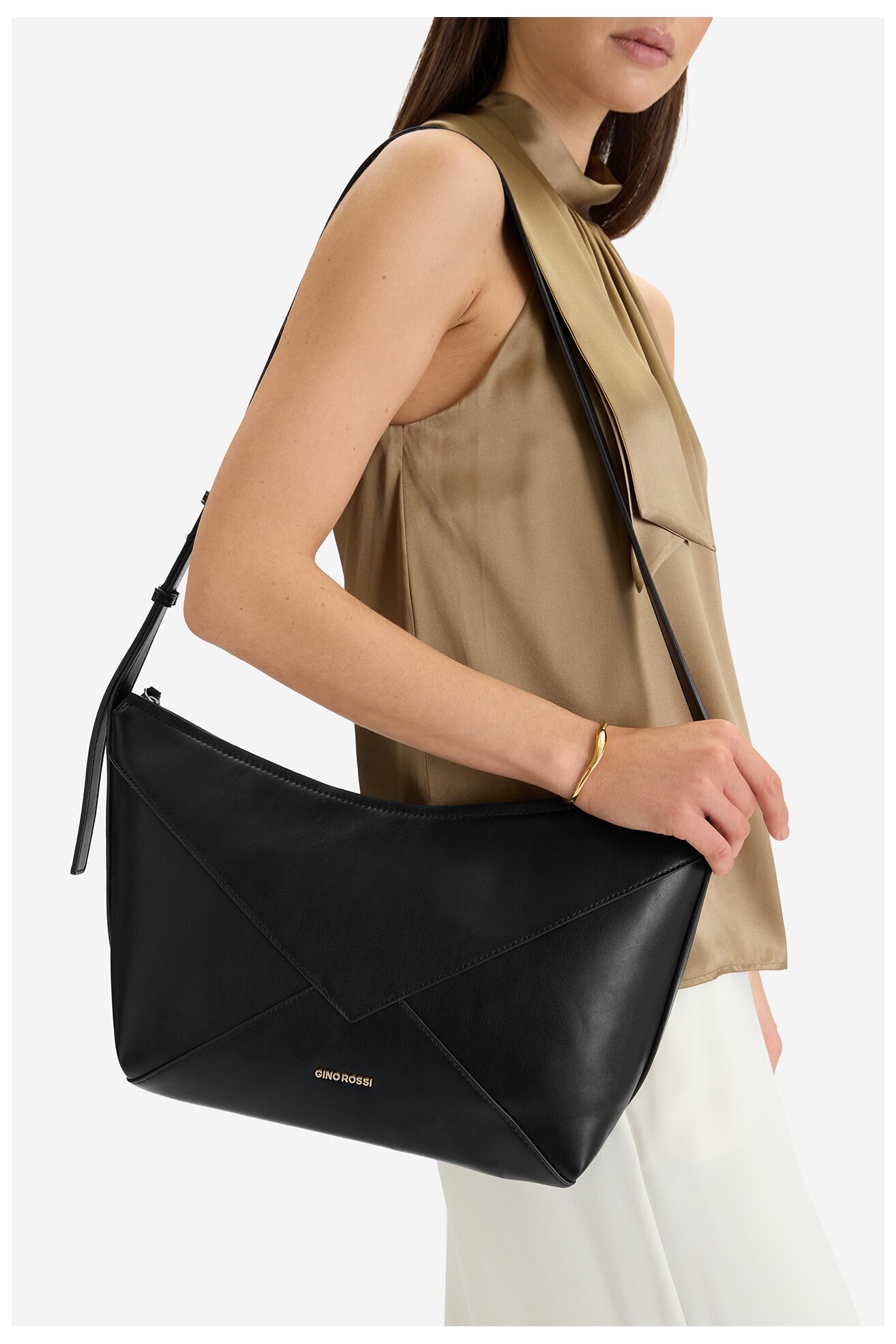 Дамска чанта Gino Rossi C-LDA8558 ЧЕРЕН